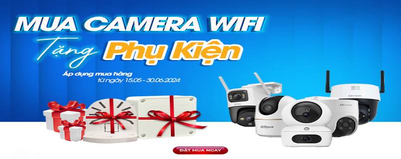 MUA CAMERA WIFI TẶNG PHỤ KIỆN