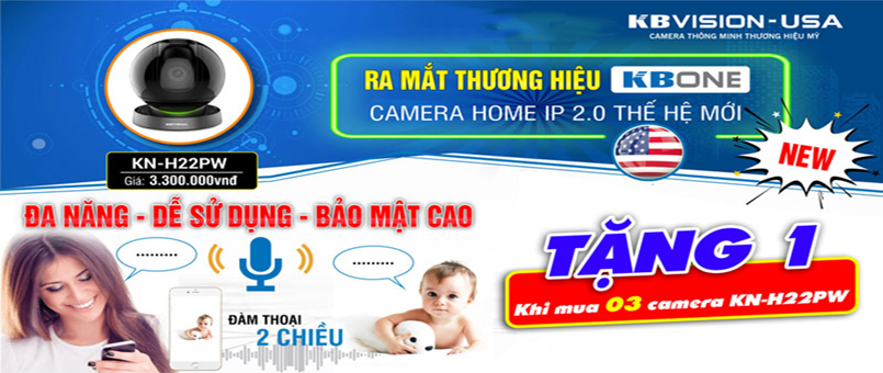 Khuyến mãi camera KBONE Mua 3 tặng 1 tại Công Ty TNHH Thiên Mã