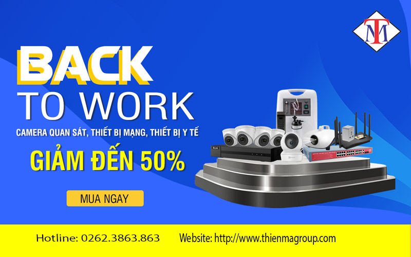 Thiên Mã giảm giá sốc đến 50%, cùng bạn “Back To Work”